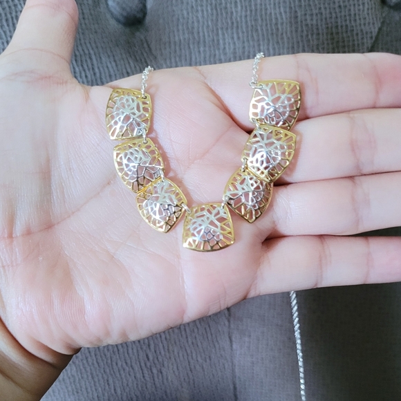 Argento Vivo Square⏹️ Plate🍽 Necklace - Picture 14 of 15